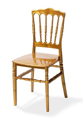Kunststoff Stuhl Napoleon gold