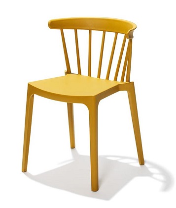 Kunststoff Stuhl Windson gelb