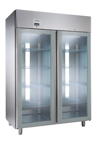 cool glastür kühlschrank ku 1402 g base