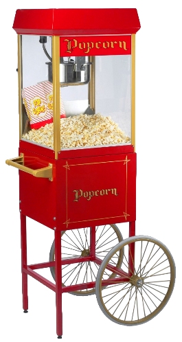 Popcornmaschine mit Unterwagen FunPop51535