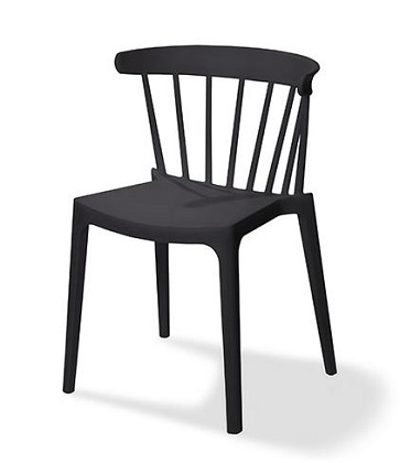 Kunststoff Stuhl Windson schwarz