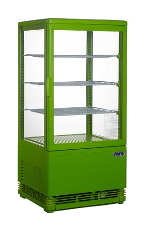 Mini-Saro Umluftkühlvitrine SC 70 Grün