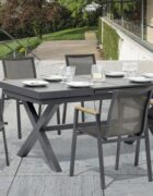 Outdoor Comodo schwarz Tischgruppe