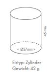 Zylinder Eis
