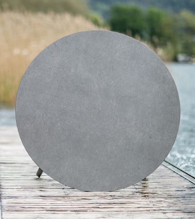 Tisch SUNSET rund D 120cm schwarz-grau