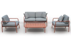 salon complet sofa cannes terracotta